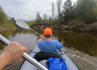 Сплав на надувной байдарке Тритон-3