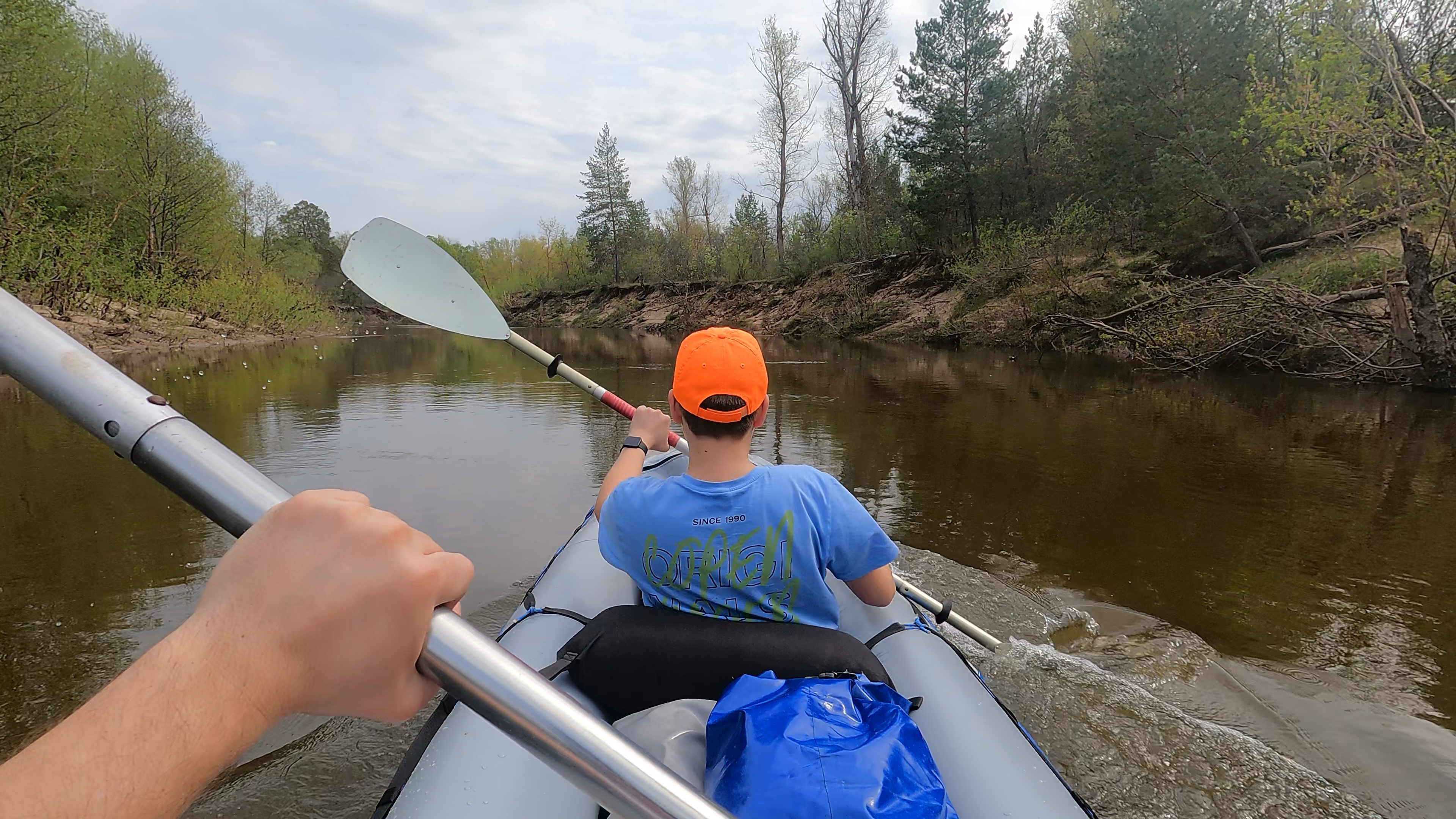 Сплав на надувной байдарке Тритон-3